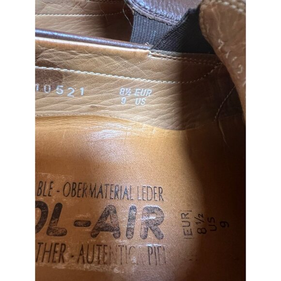 Mephisto Cool-Air Leather Loafers Men's Size US 9 Leather Brown Slip On Shoes - Picture 3 of 9